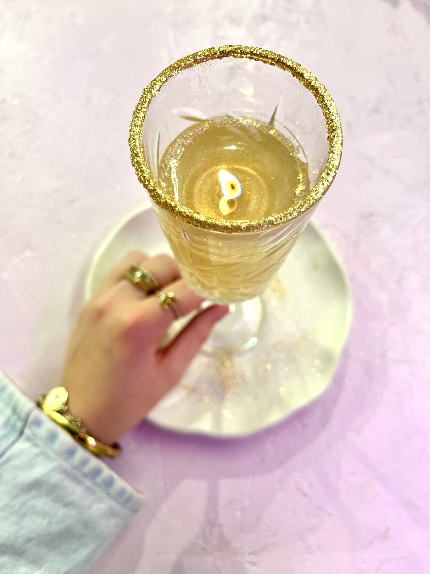 Cocktailgeurkaars | Champagne