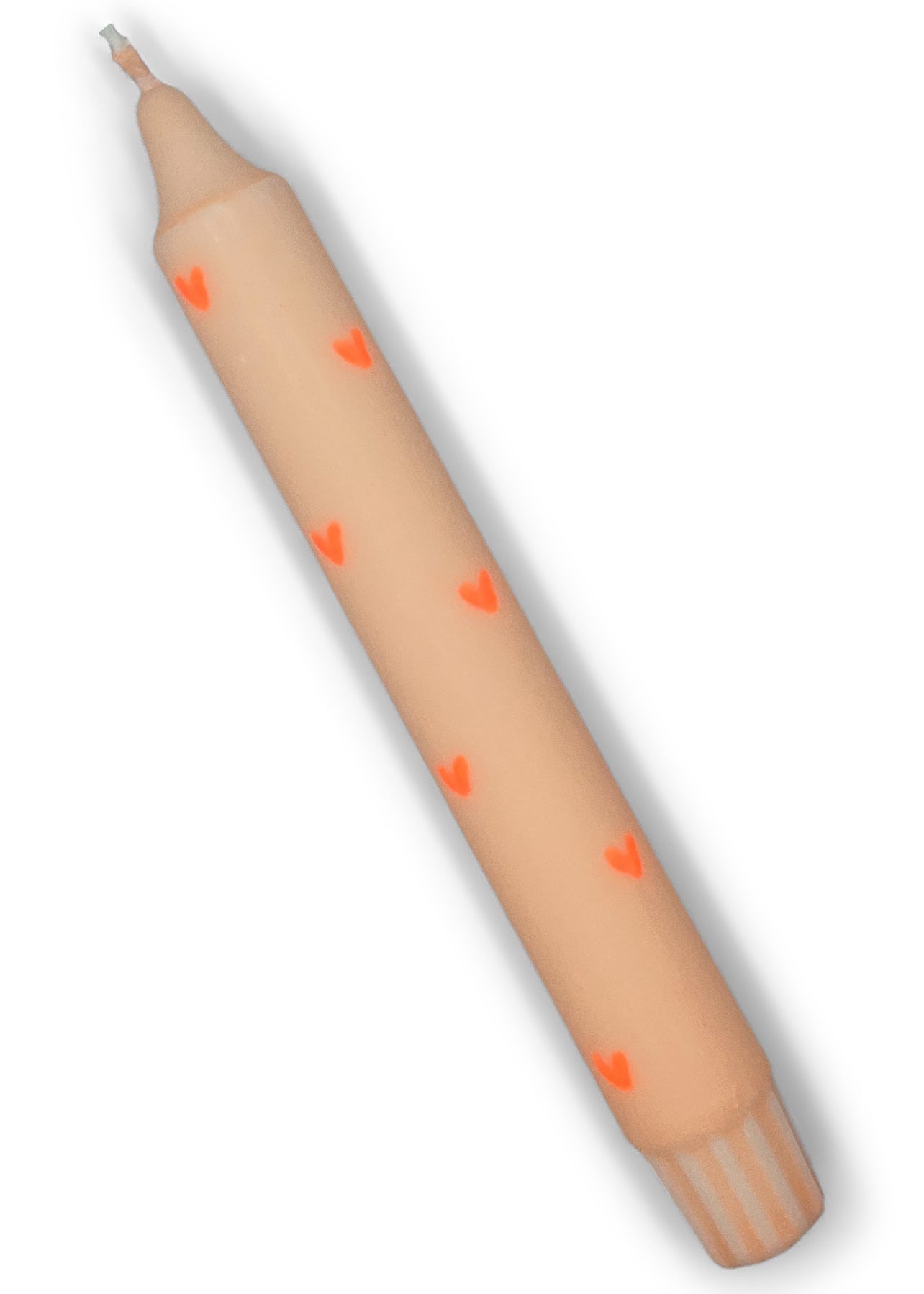 Hartjes Dinerkaars | Pastel Oranje & Neon Oranje
