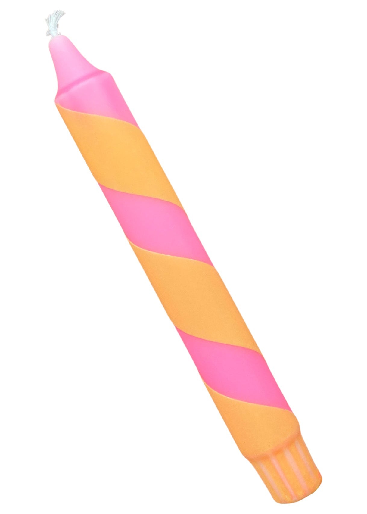 Neon Dip-Dye Swirl Dinerkaars | Roze & Geel