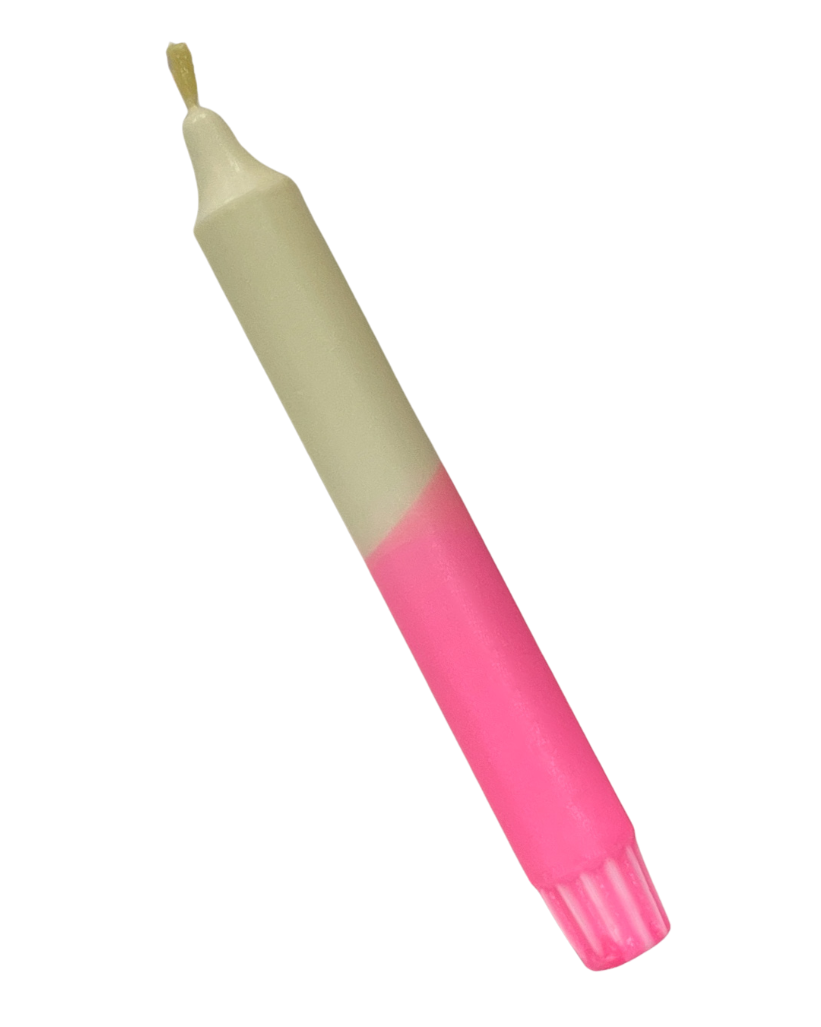 Dip-Dye Dinerkaars | Botergeel & Neon Roze