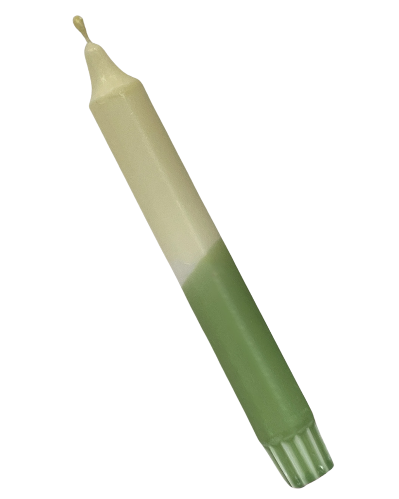 Dip-Dye Dinerkaars | Botergeel & Olijfgroen