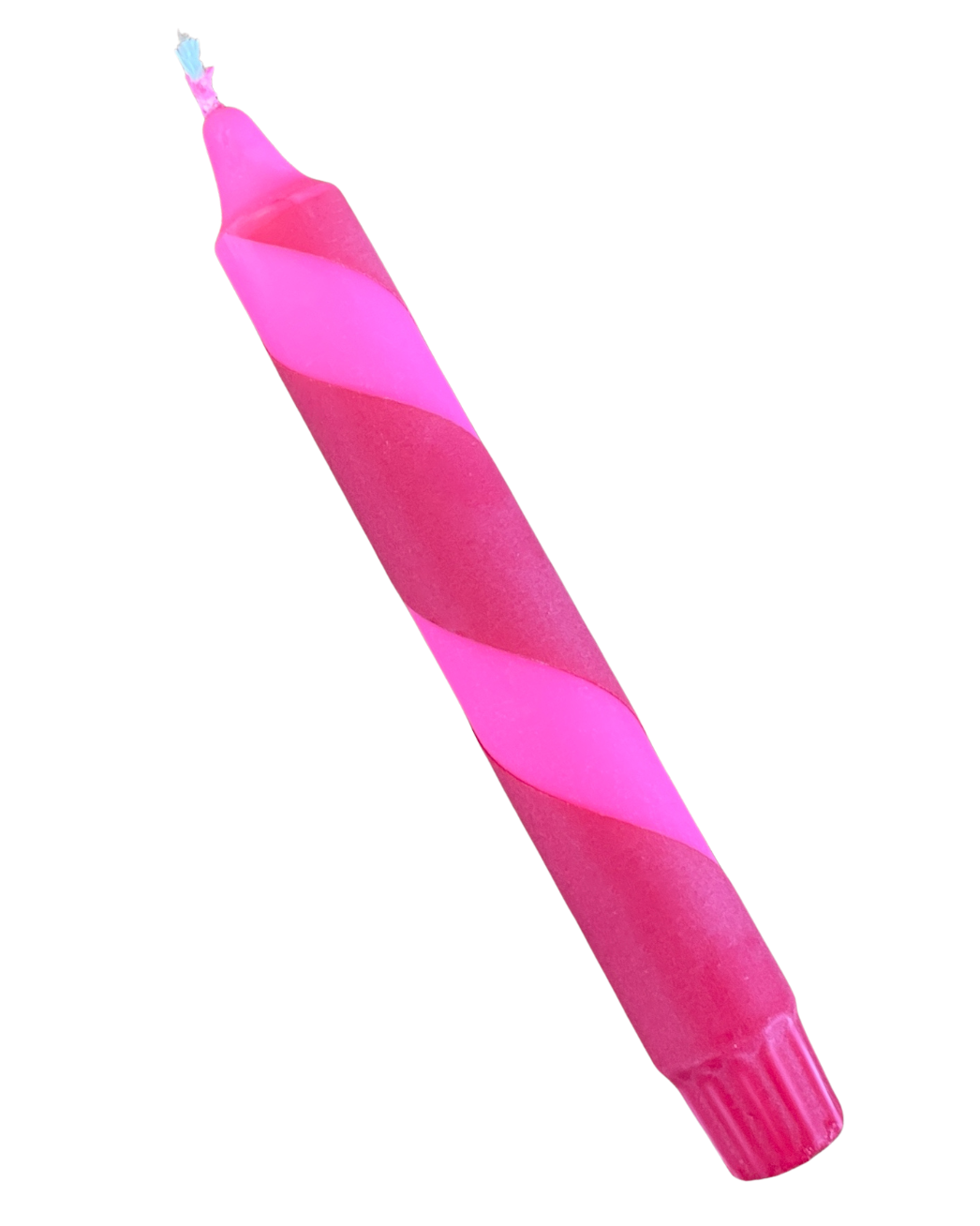 Dip-Dye Swirl Dinerkaars | Neon Roze & Burgundy