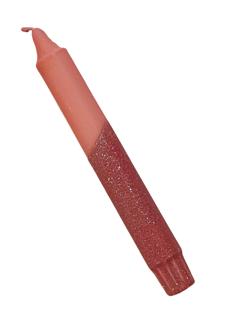Dinerkaars glitter | oud roze glitter