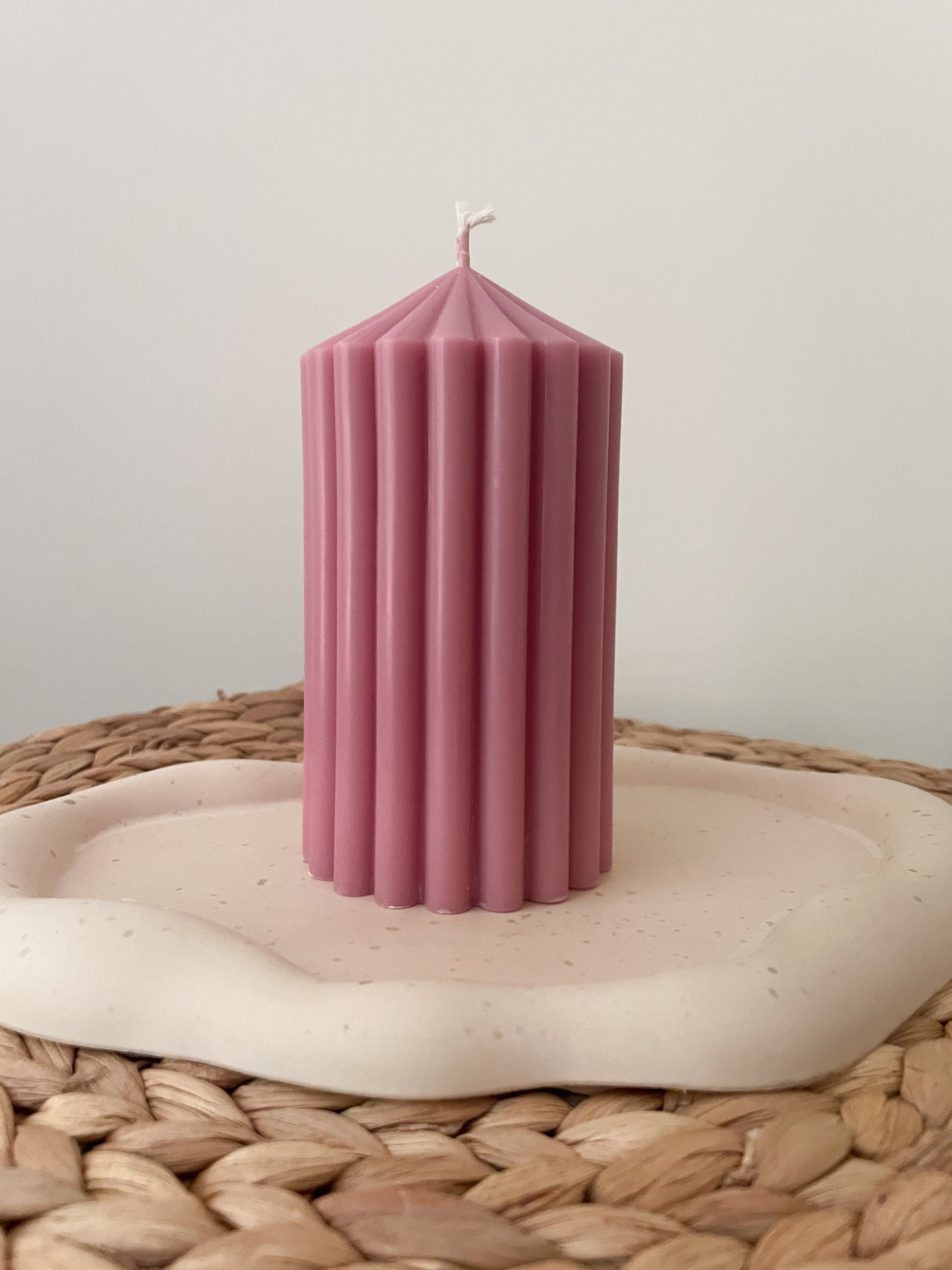 Sierkaars | geribbelde pijlerkaars (klein)