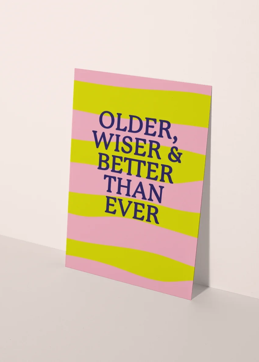 Wenskaart | Better than ever