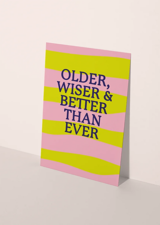 Wenskaart | Better than ever