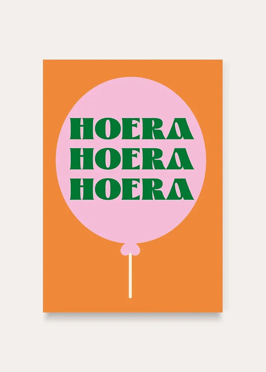 Wenskaart | Hoera