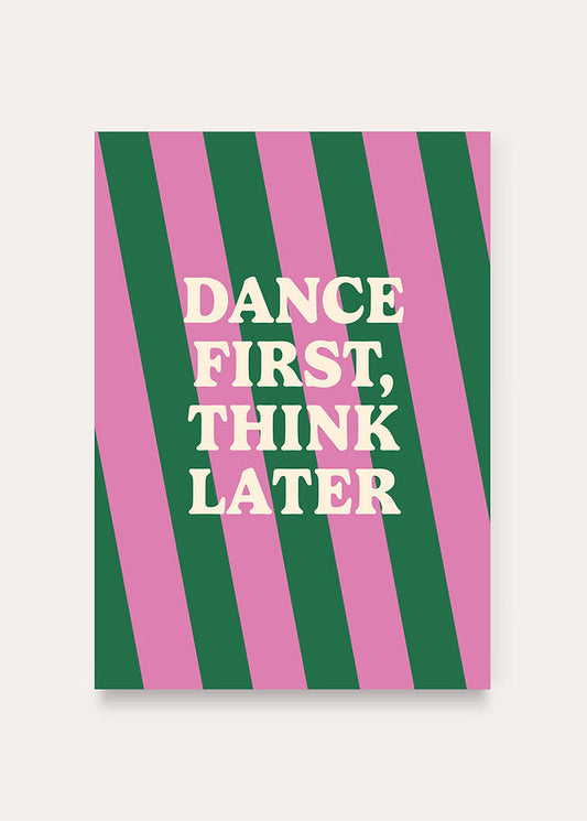 Wenskaart | Dance first