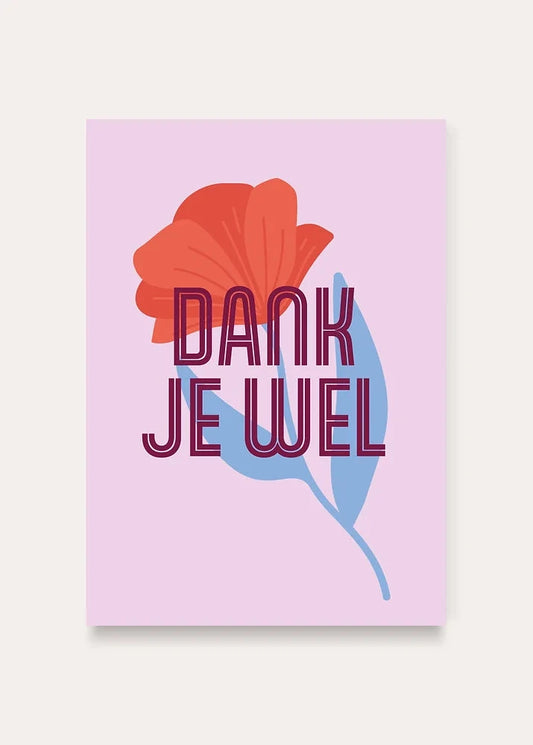 Wenskaart | Dankjewel