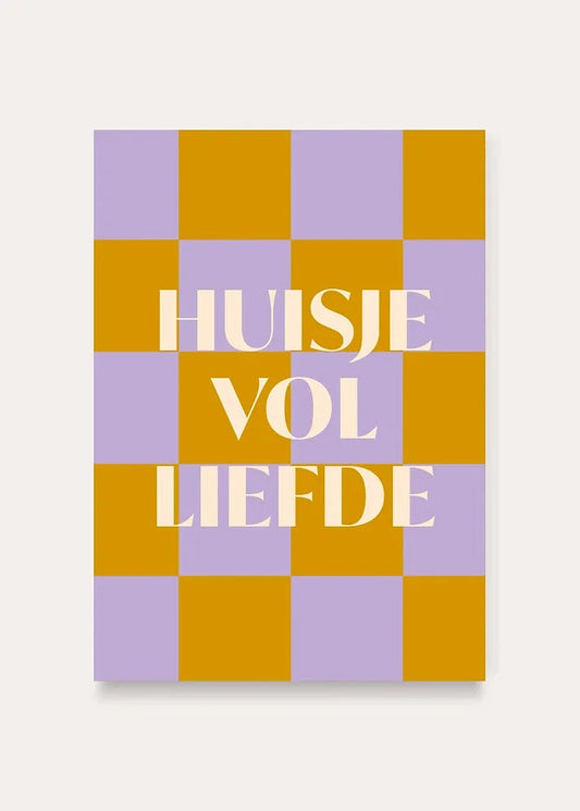Wenskaart | Huisje vol liefde