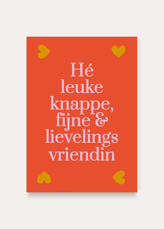 Wenskaart | Lievelingsvriendin