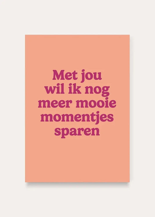 Wenskaart | Momentjes sparen