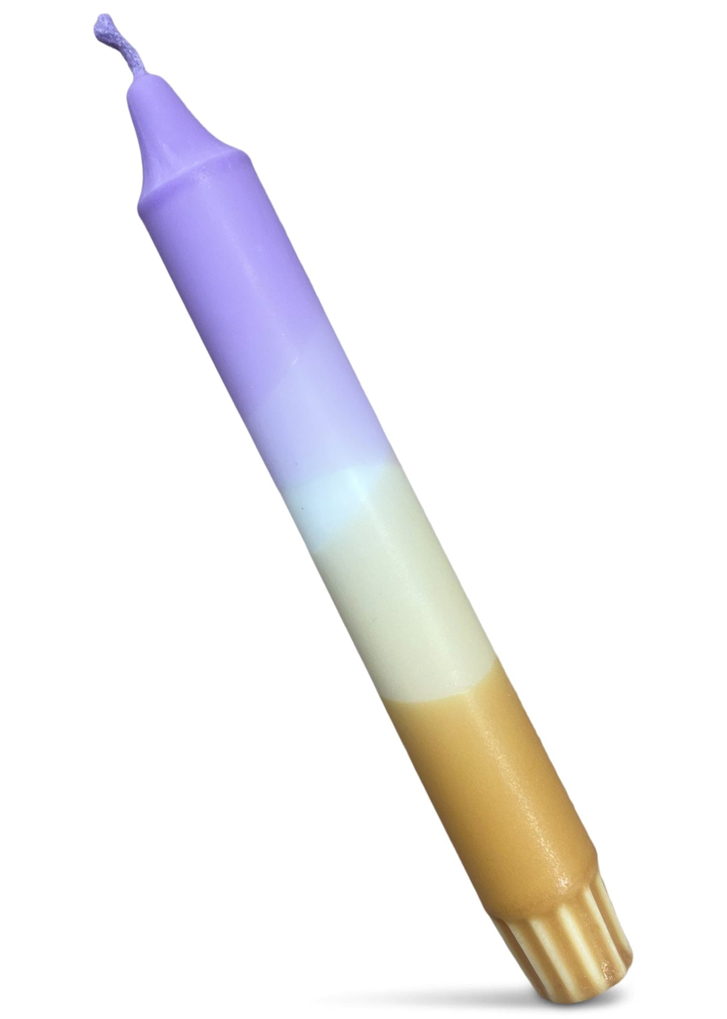 Dip-Dye Dinerkaars | Lila, Beige & Karamel