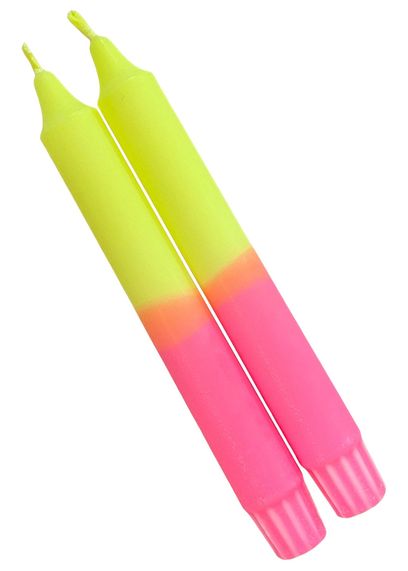 Dip-Dye Dinerkaars | Neon Geel & Neon Roze