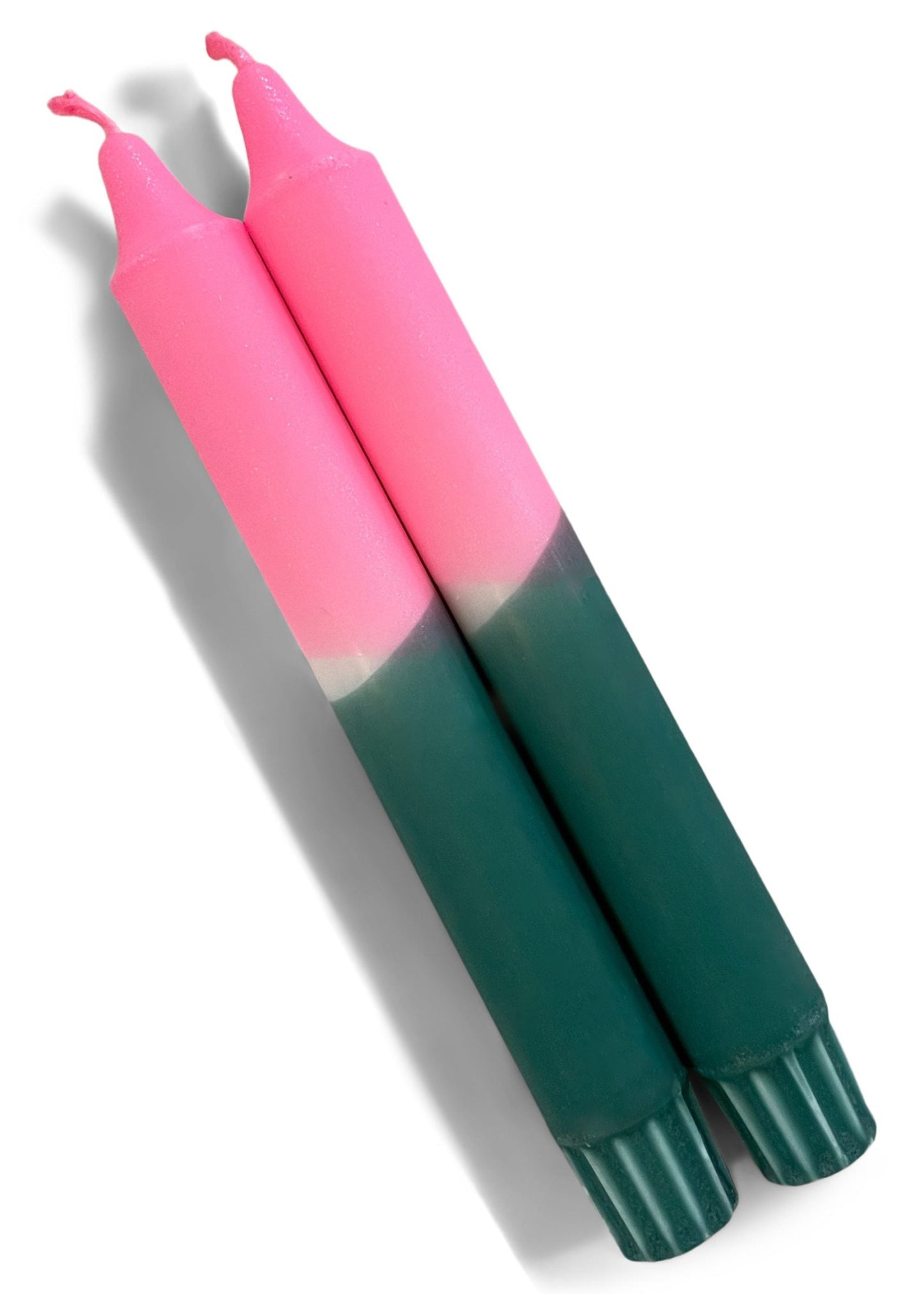 Dip-Dye Dinerkaars | Neon Roze & Donkergroen