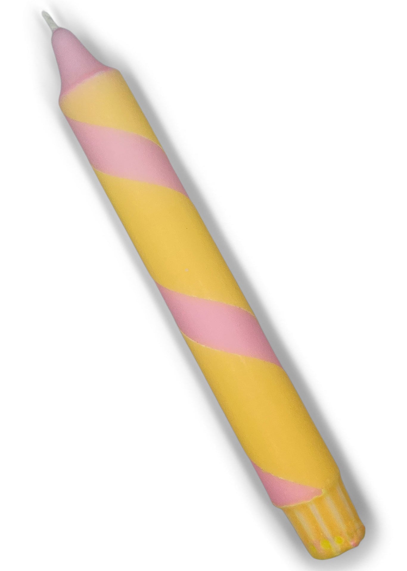 Dip-Dye Swirl Dinerkaars | Pastel Roze & Neon Geel