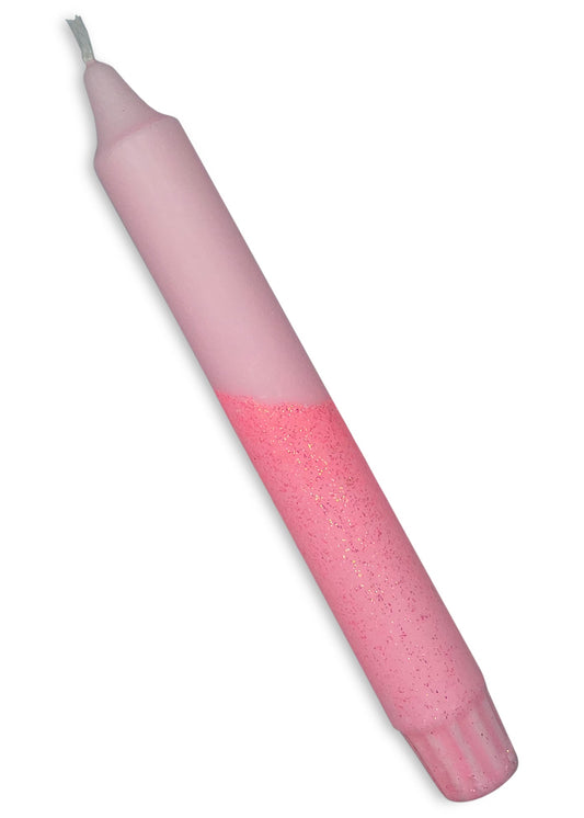 Glitter Dinerkaars | Pastel Roze