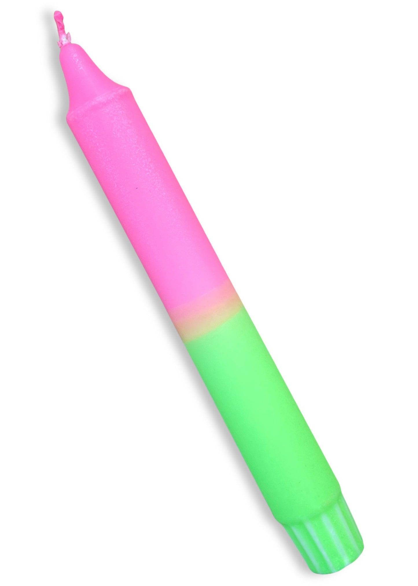 Neon Dip-Dye Dinerkaars | Roze & Groen