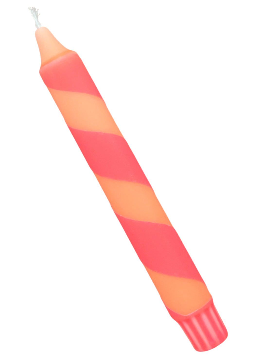 Neon Dip-Dye Swirl Dinerkaars | Oranje & Roze