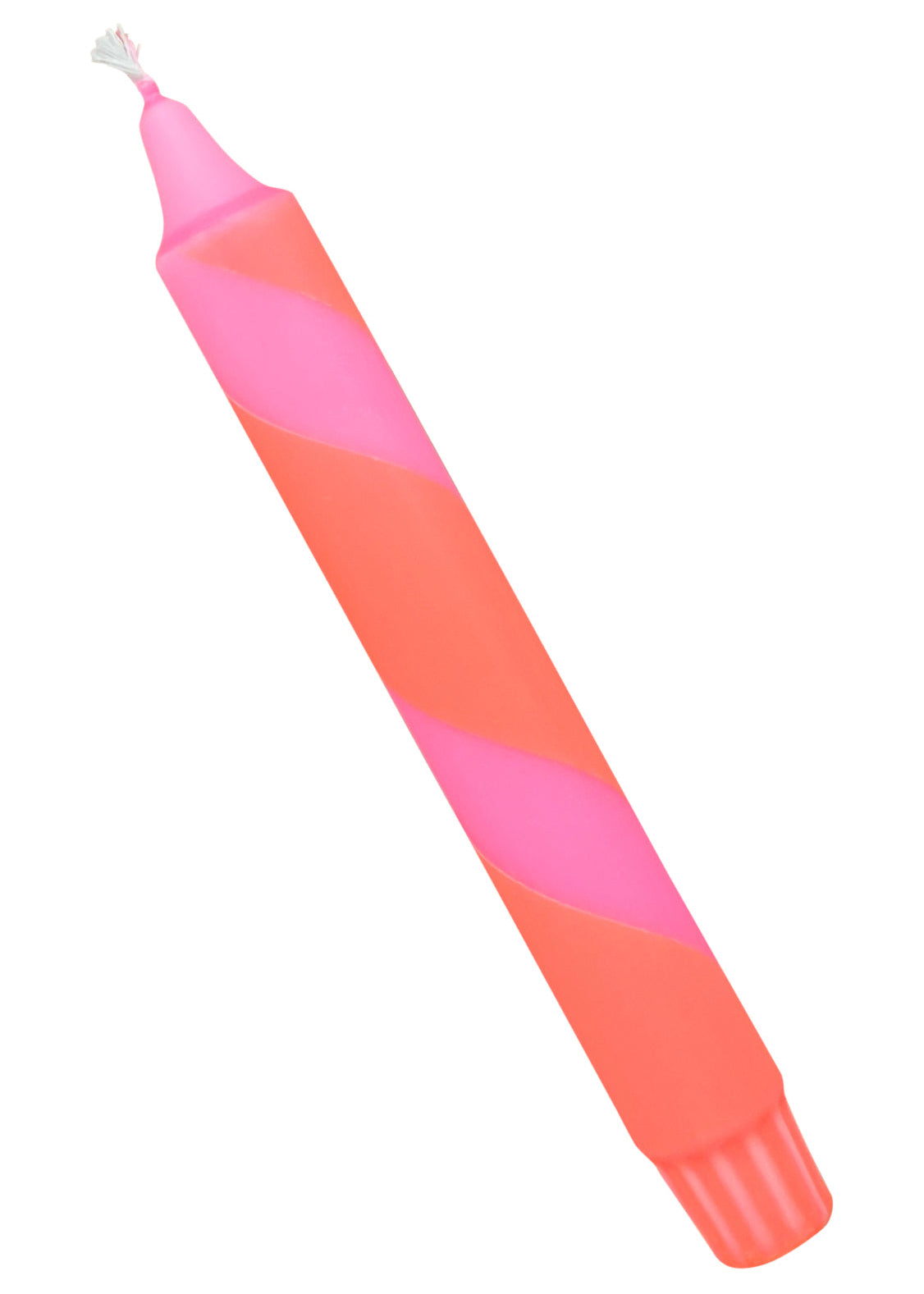 Neon Dip-Dye Swirl Dinerkaars | Roze & Oranje