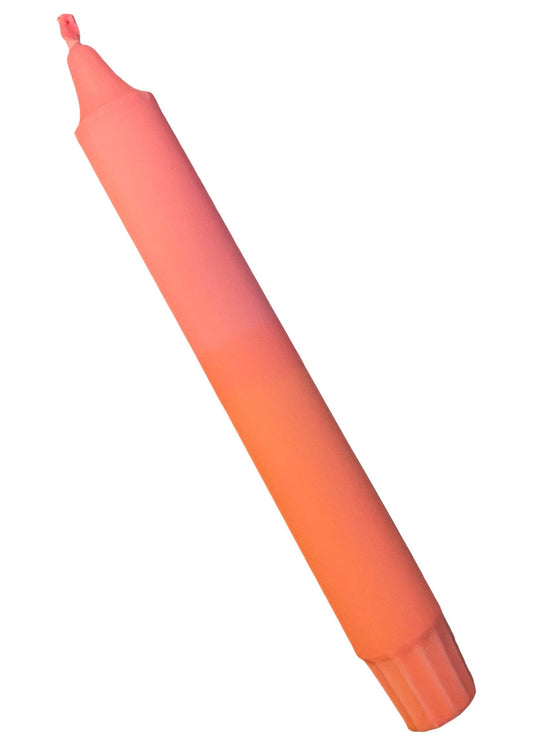 Pastel Dip-Dye Dinerkaars | Roze & Oranje