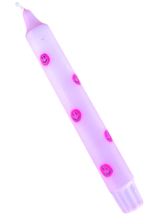Smiley Dinerkaars | Pastel Roze & Neon Roze