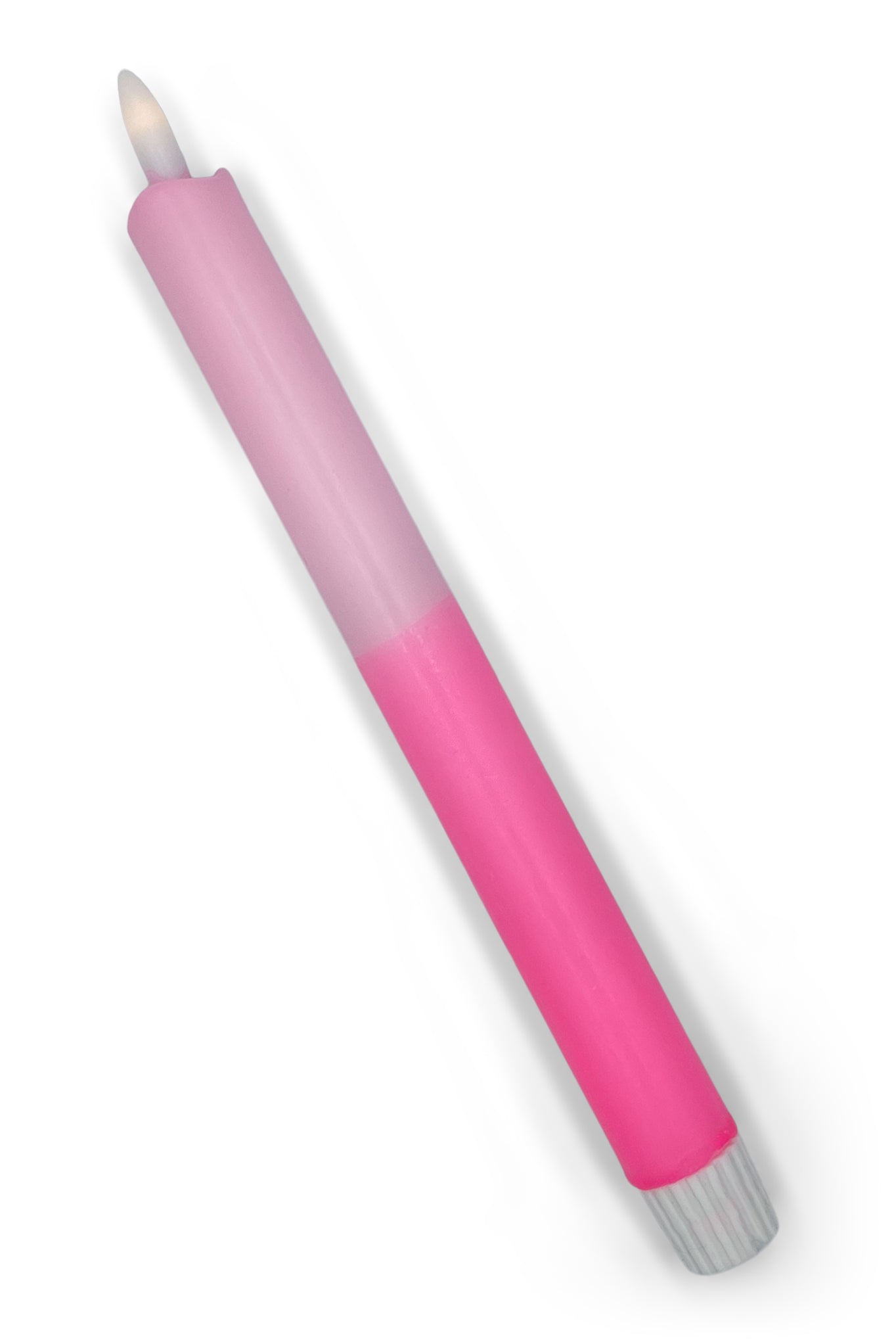 LED-kaars | pastelroze, neon roze