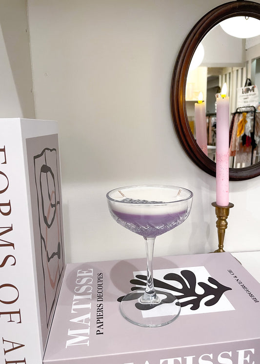 Lavender gin fizz geurkaars