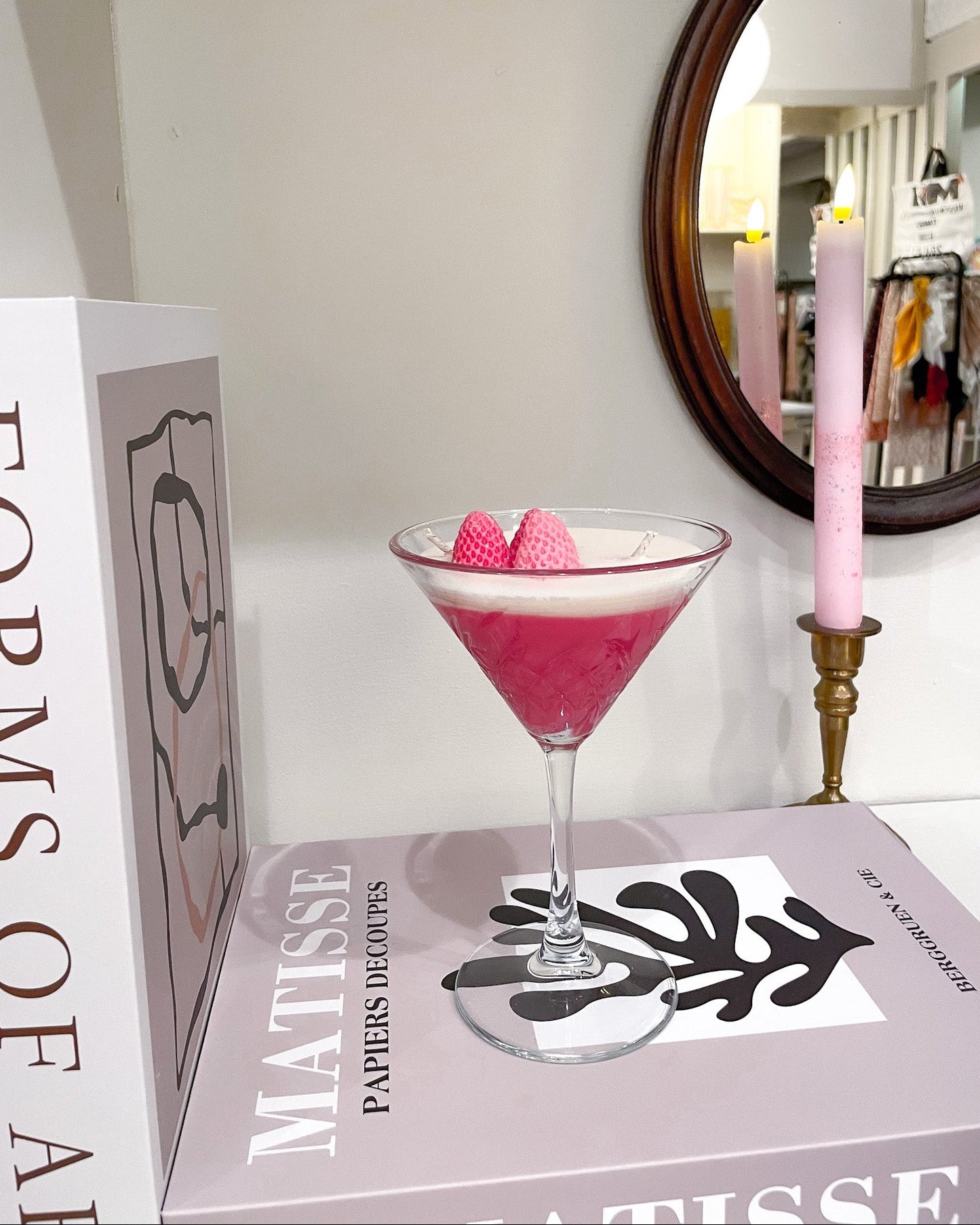 Strawberry daiquiri geurkaars
