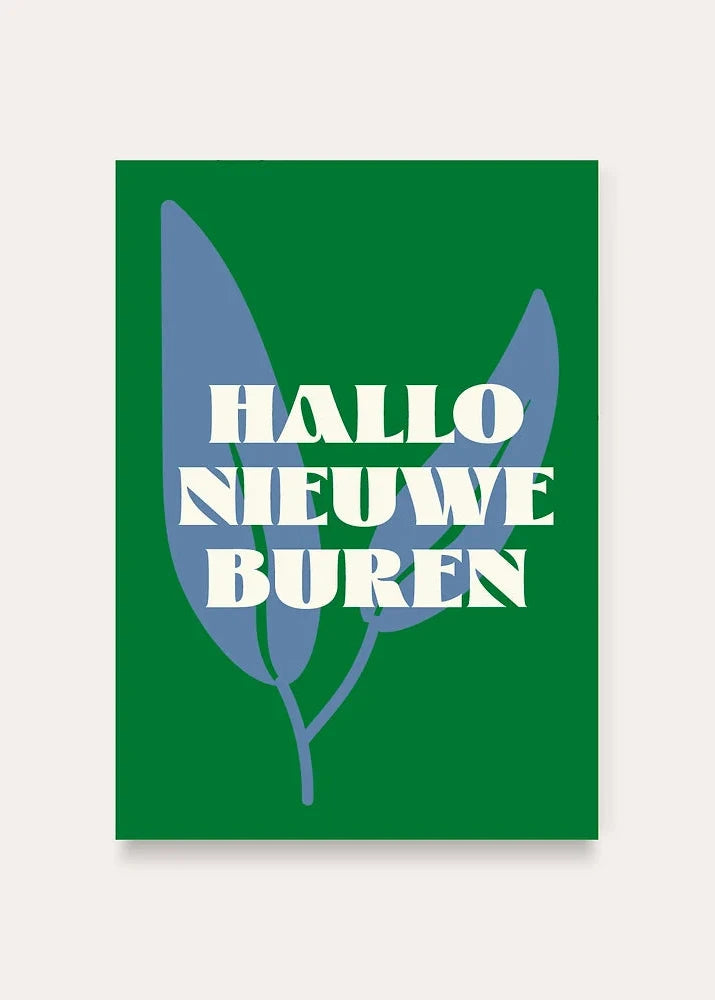 Wenskaart | Nieuwe buren