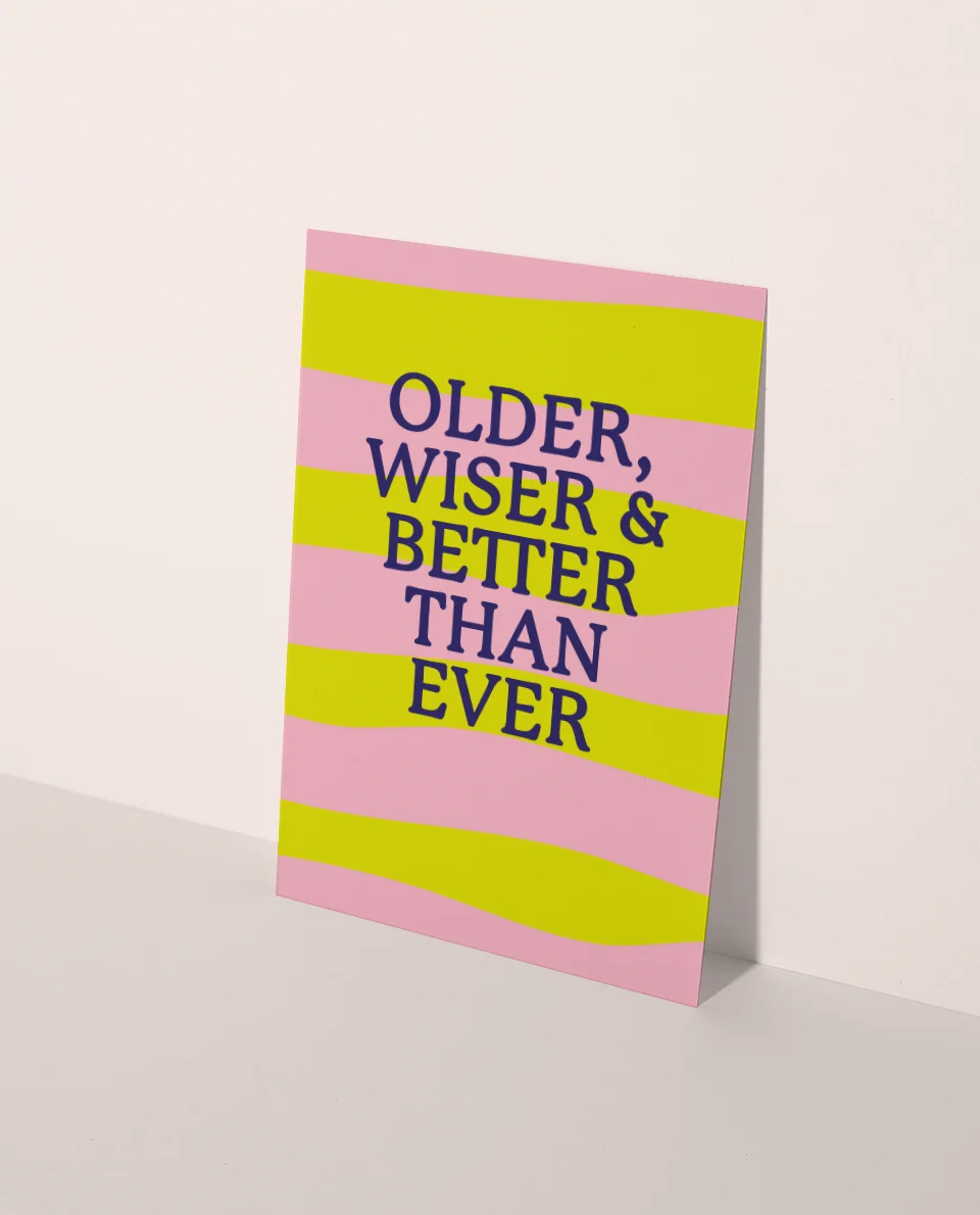 Wenskaart | Better than ever