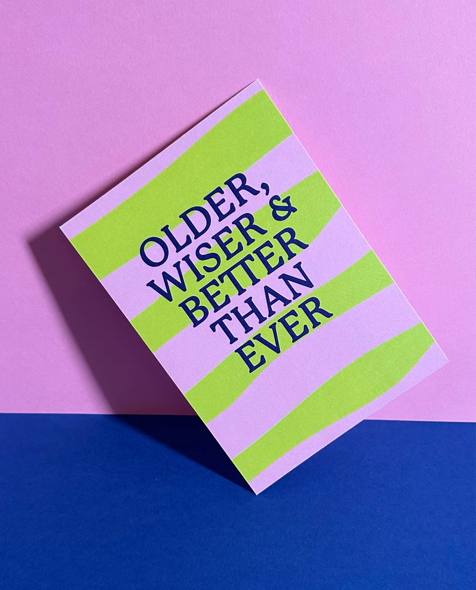 Wenskaart | Better than ever