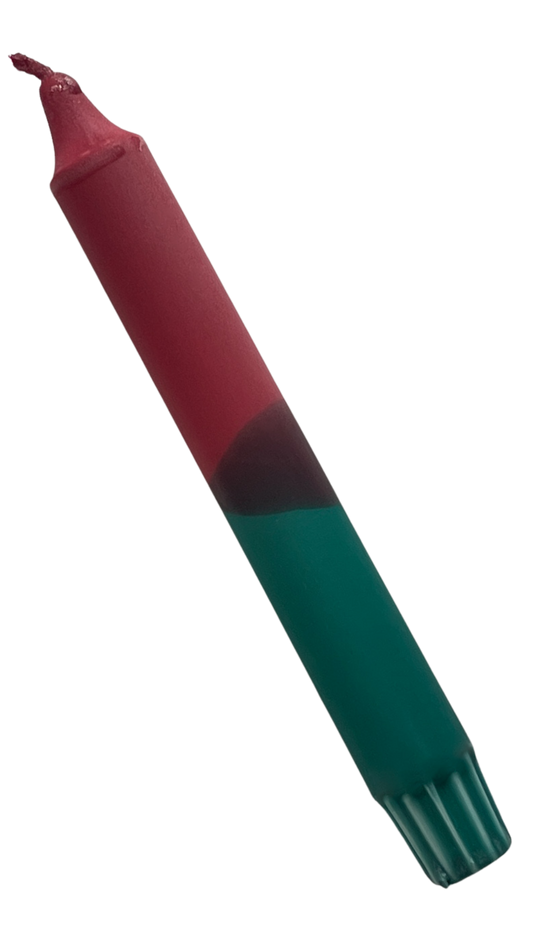 Dip-Dye Dinerkaars | Burgundy & Donkergroen