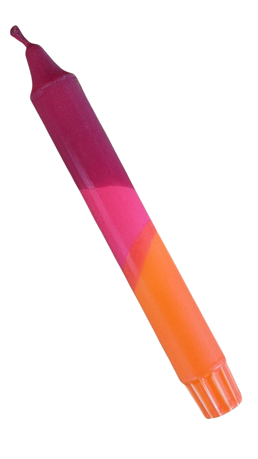 Dip-Dye Dinerkaars | Burgundy, Rood & Oranje