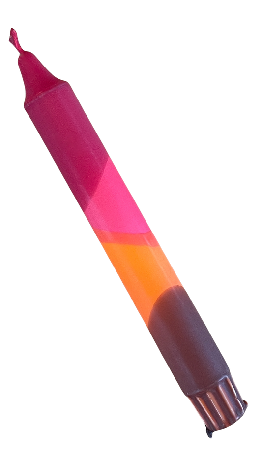 Dip-Dye Dinerkaars | Burgundy, Rood, Oranje & Bruin