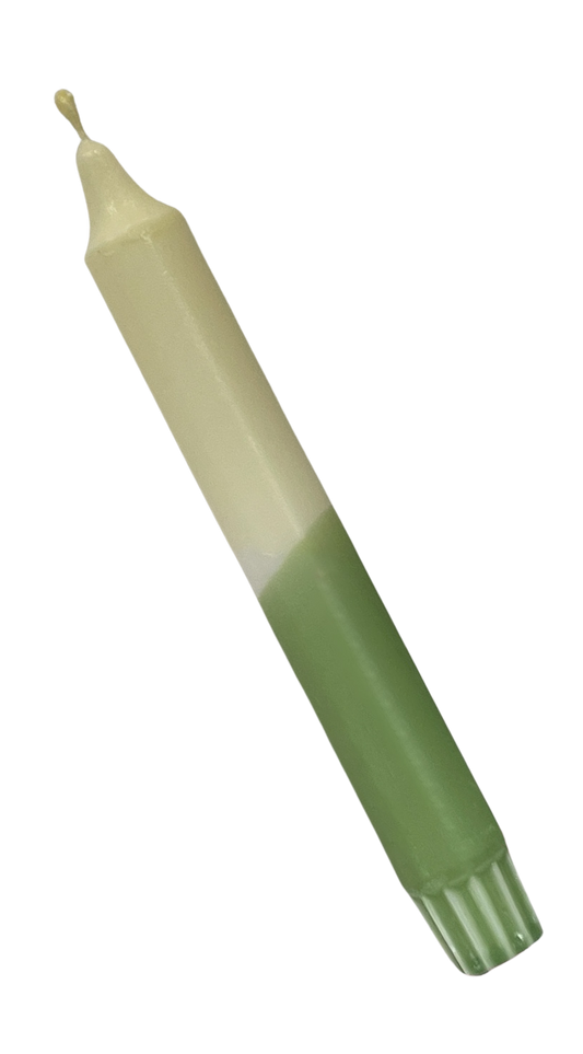 Dip-Dye Dinerkaars | Botergeel & Olijfgroen