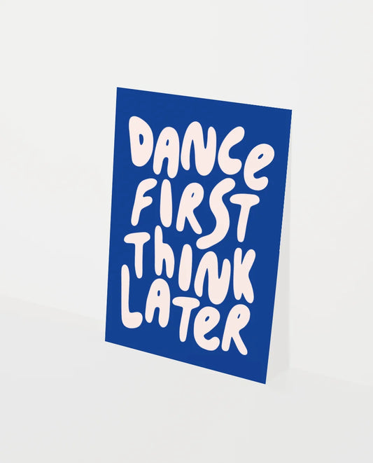 Wenskaart | Dance first