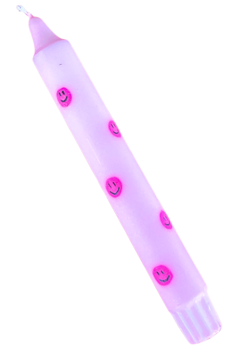 Dinerkaars smiley | pastel roze/neon roze
