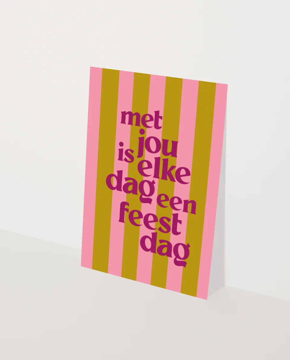 Wenskaart | Elke dag feestdag