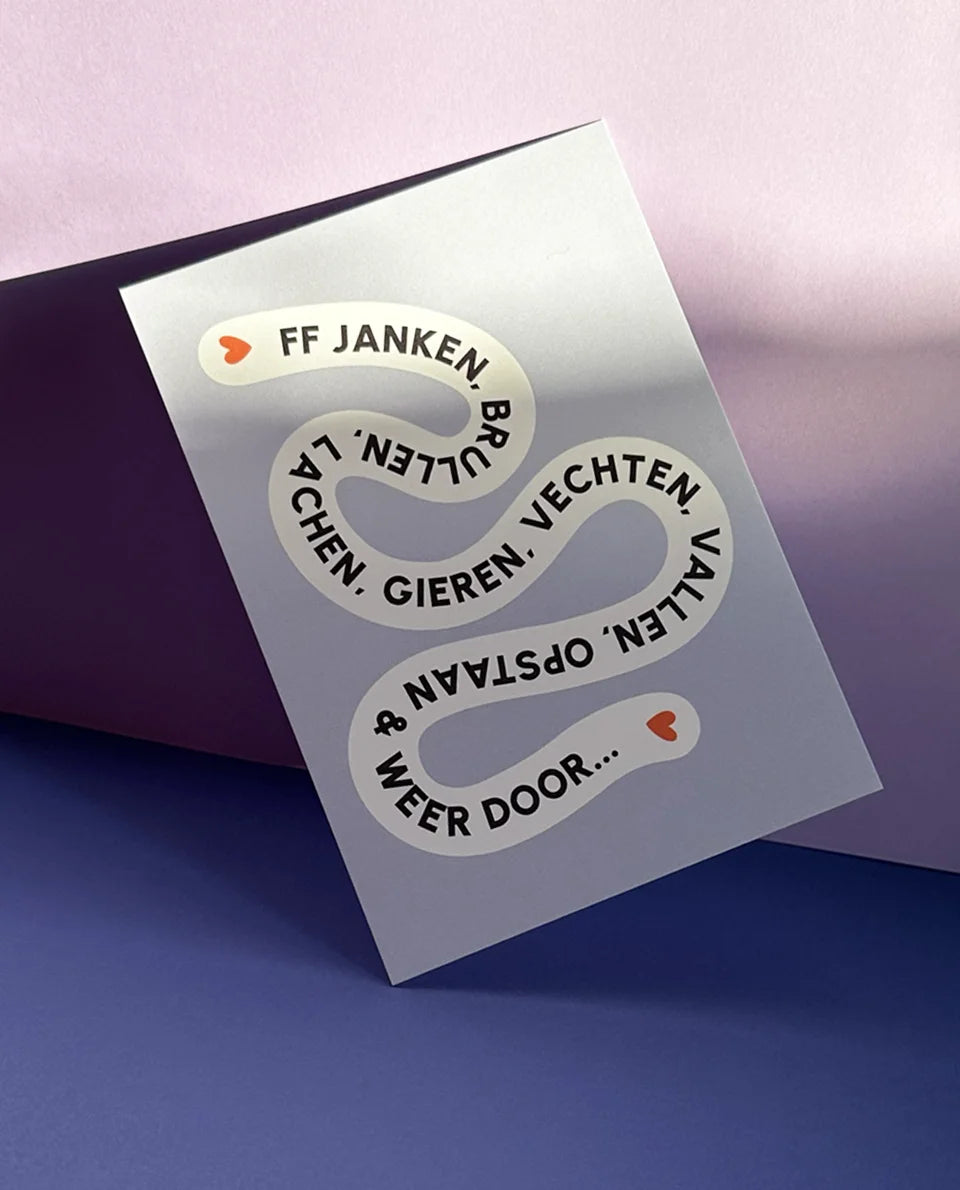 Wenskaart | Ff janken