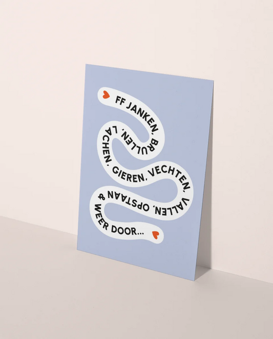 Wenskaart | Ff janken