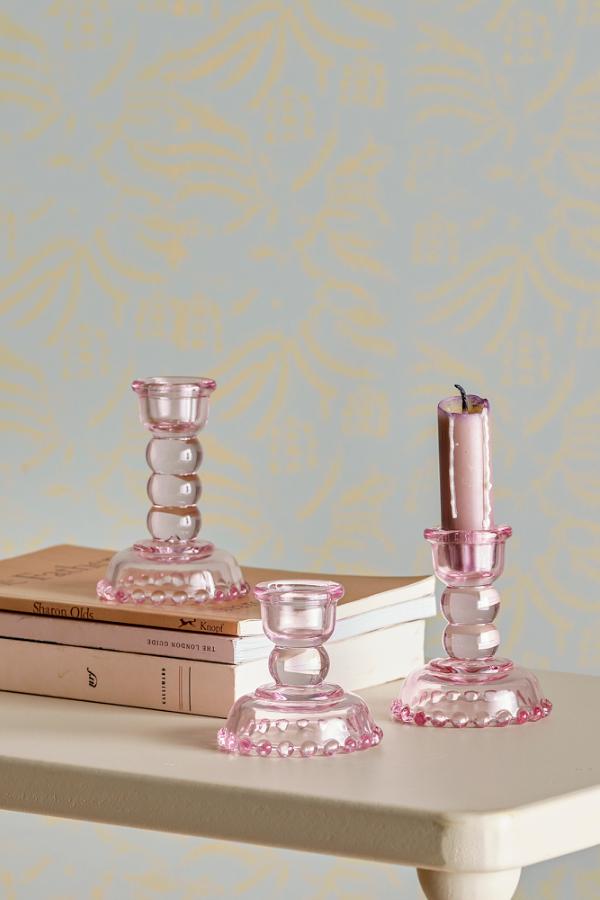 Kandelaar | Bloomingville Dehlia roze middel