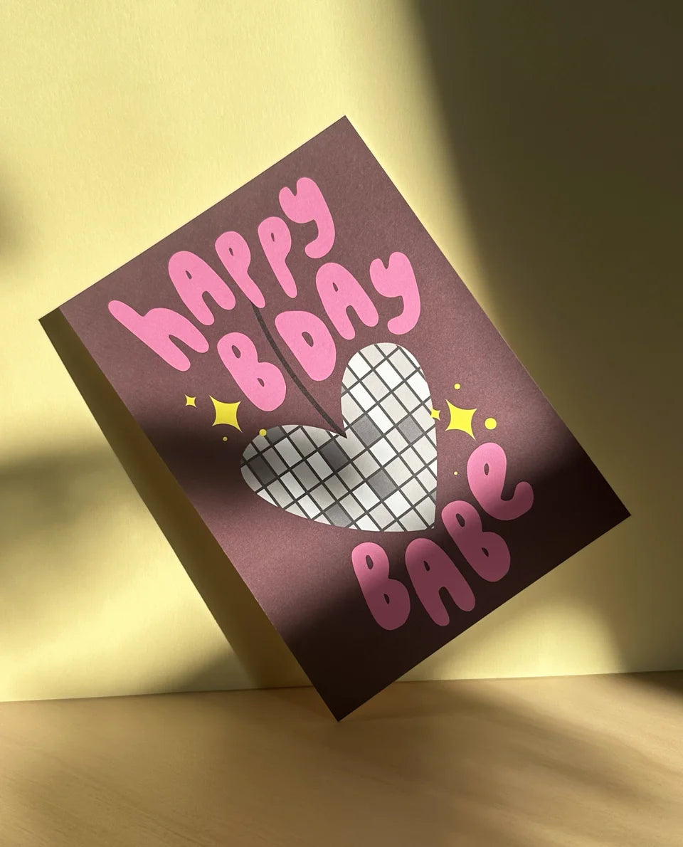 Wenskaart | Bday babe