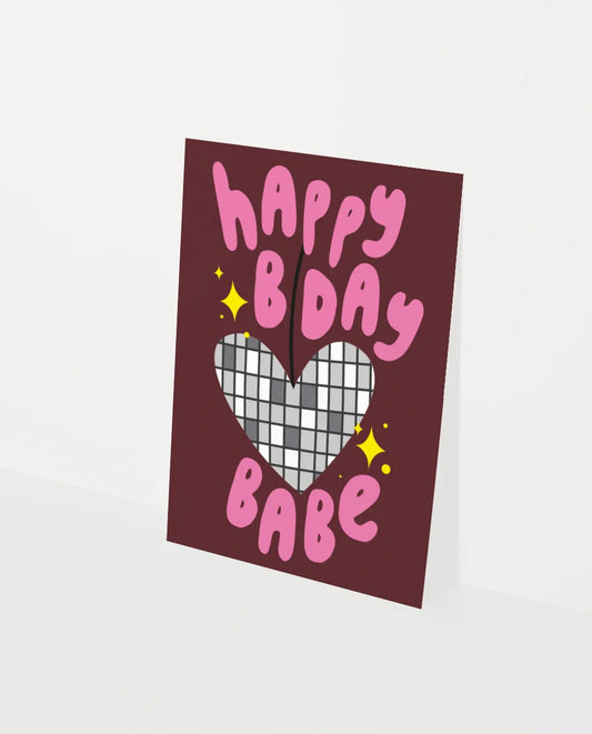 Wenskaart | Bday babe