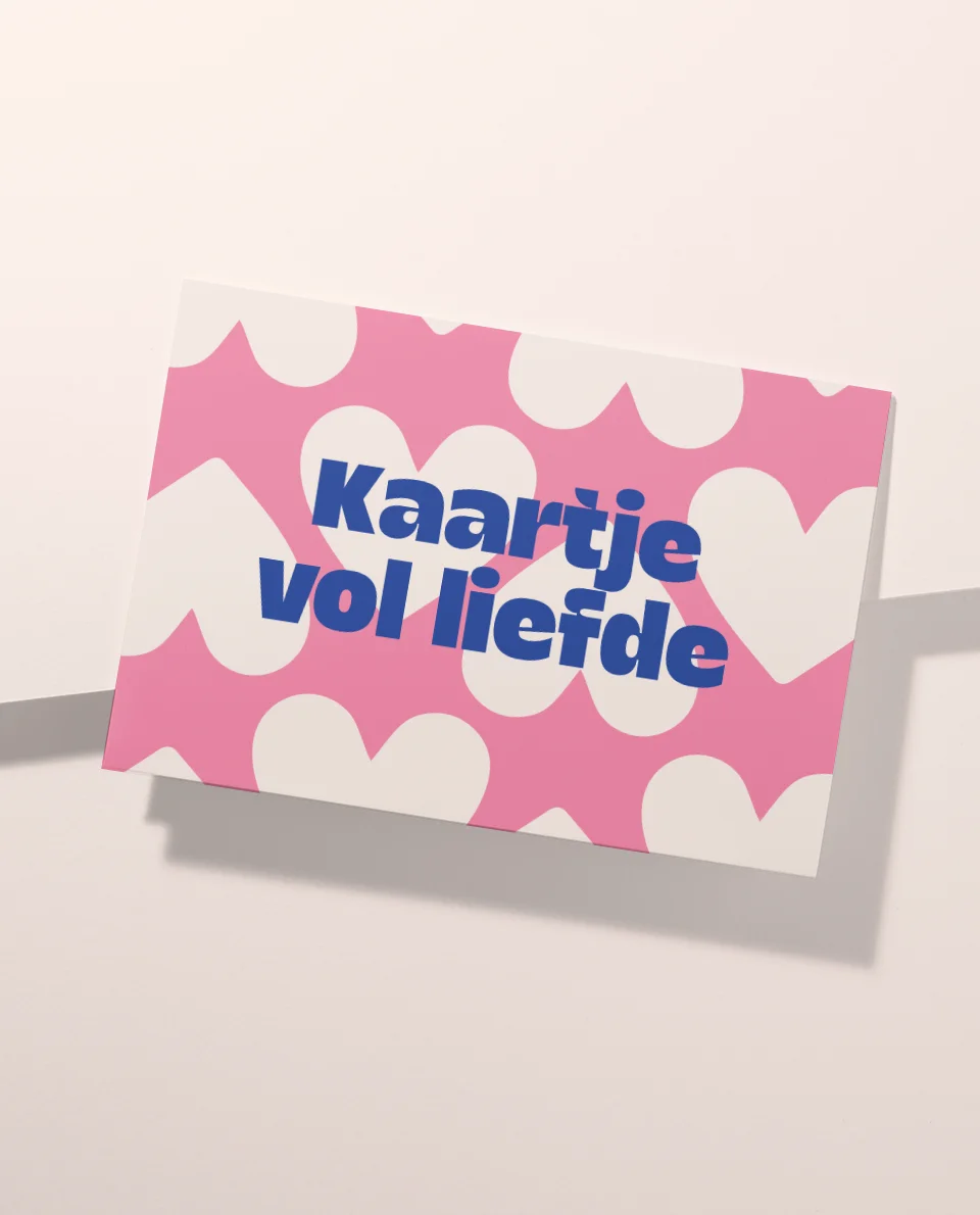 Wenskaart | kaartje vol liefde