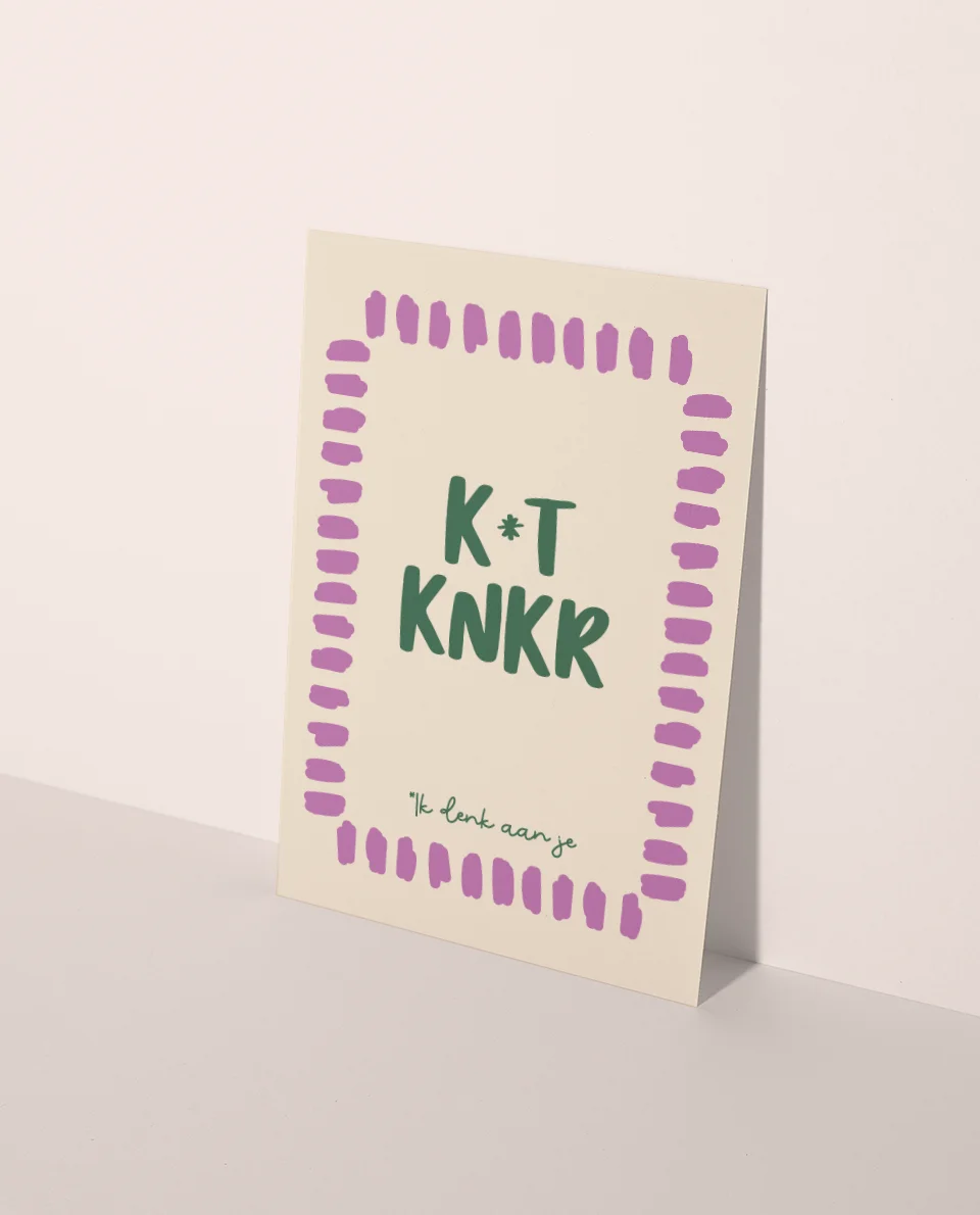 Wenskaart | K*t knkr
