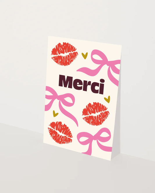 Wenskaart | Merci