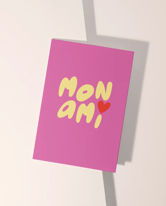 Wenskaart | Mon ami