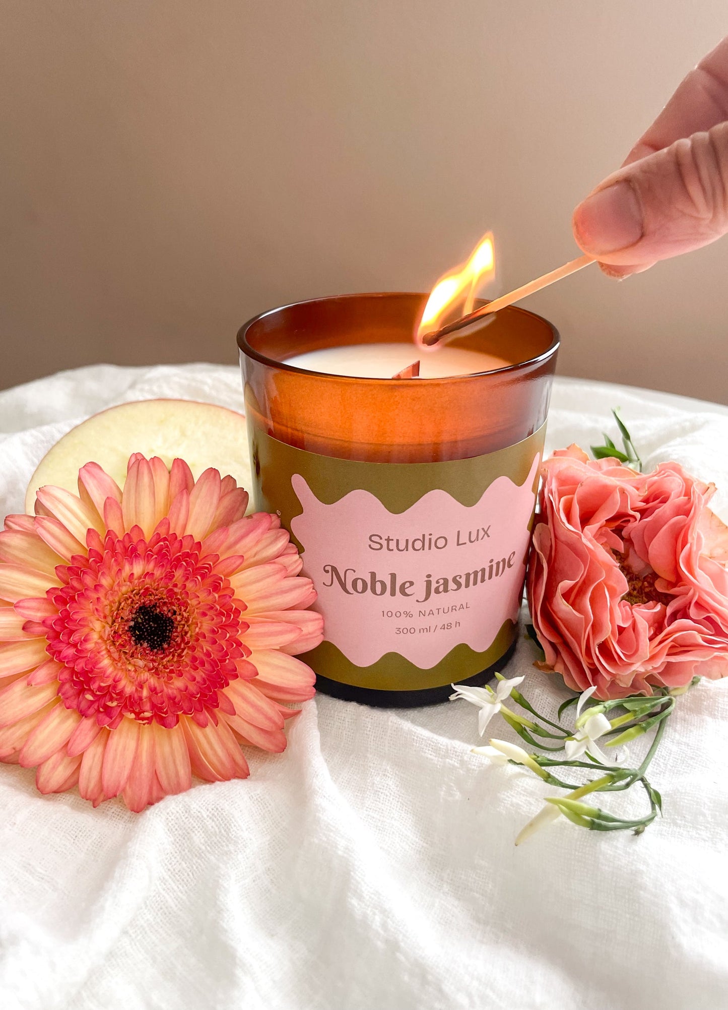 Geurkaars | Noble jasmine 90 ml