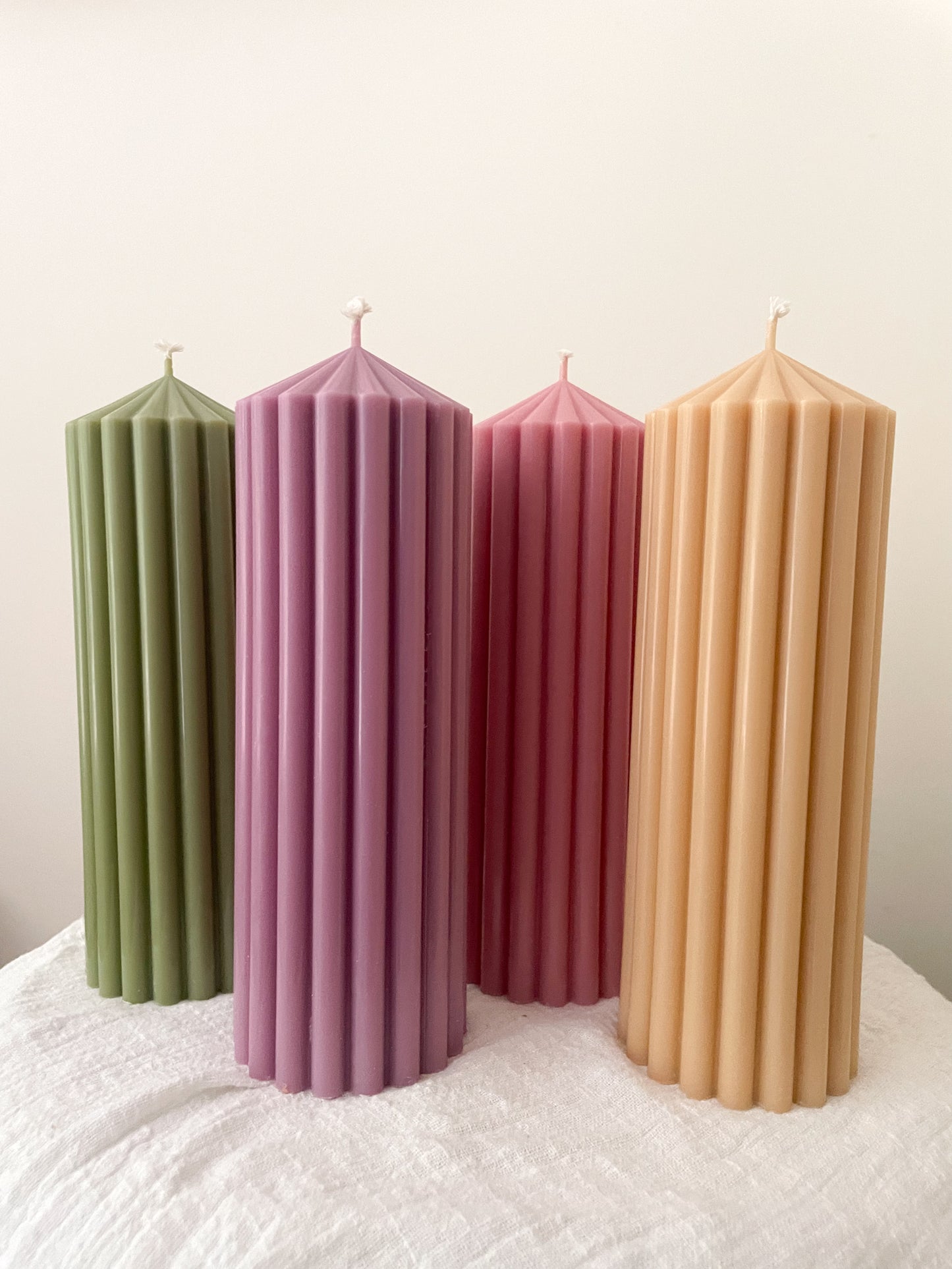 Sierkaars | geribbelde pijlerkaars (groot)